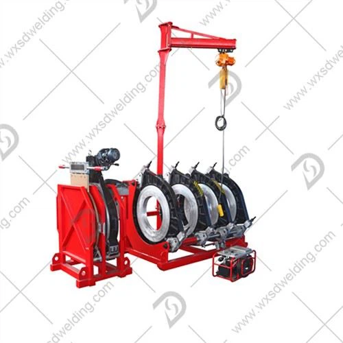 SDD450 엉덩이 HDPE 플라스틱 파이프 용접 기계